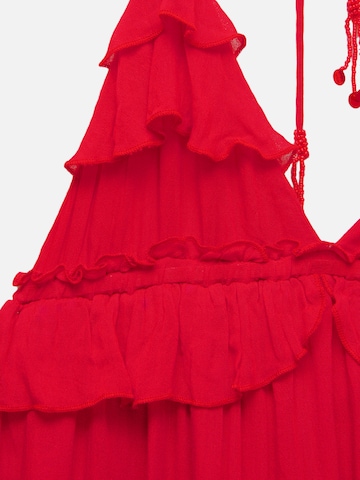 Abito estivo di Pull&Bear in rosso