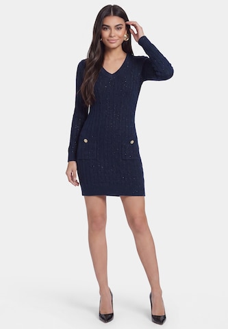faina Dress in Blue