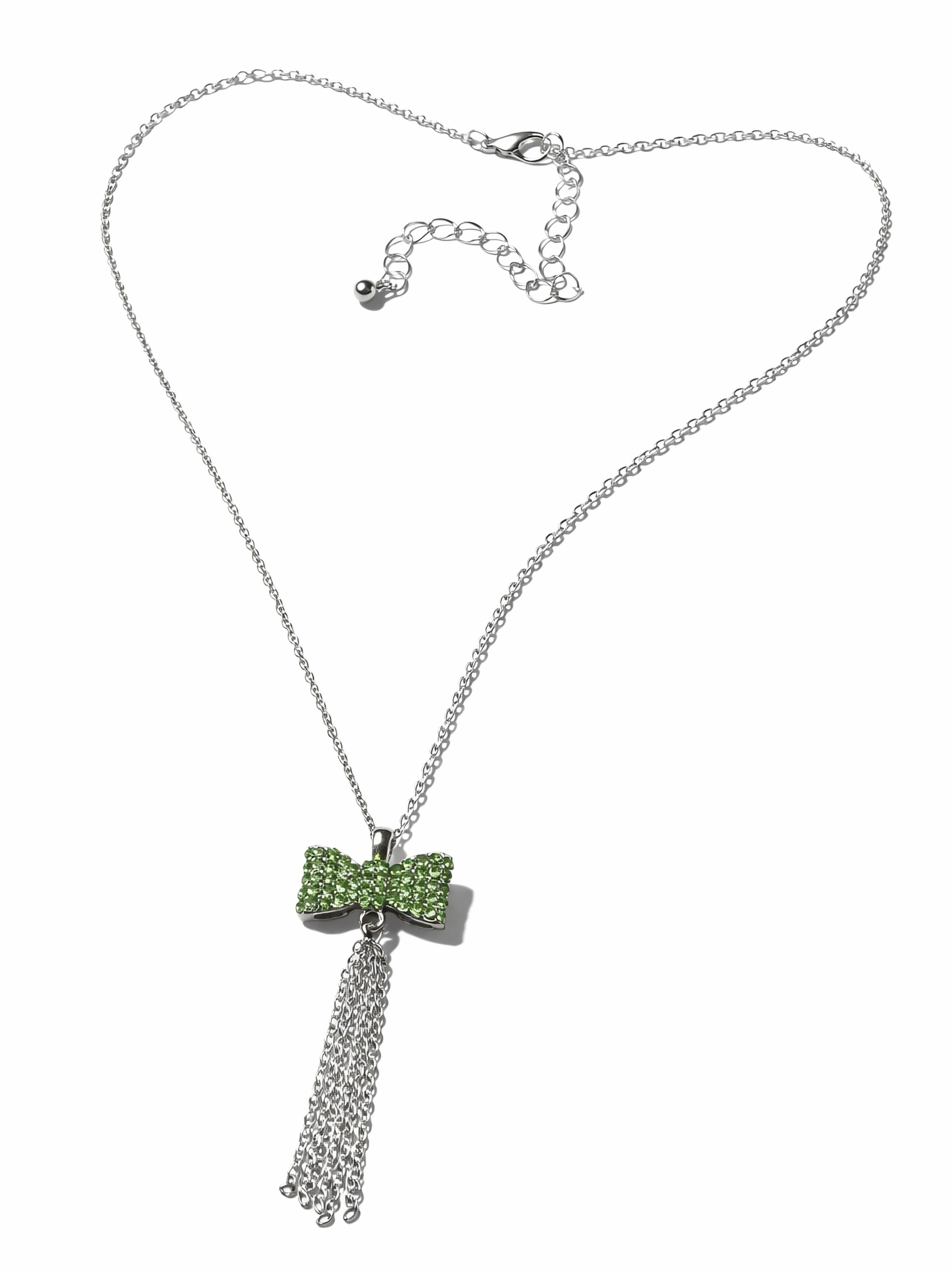 COLLEZIONE ALESSANDRO Necklace 'Steffi' in Green: front