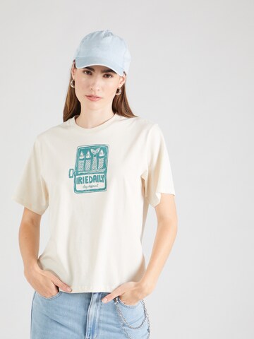 Iriedaily T-Shirt 'Piscis' in Weiß: Vorderseite