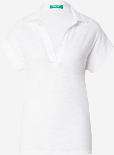 UNITED COLORS OF BENETTON Poloshirt in weiß, Produktansicht