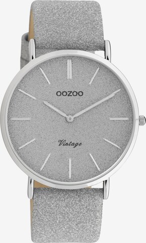 OOZOO Analog Watch in Grey: front