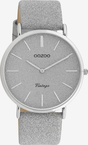 OOZOO Analog Watch in Grey: front