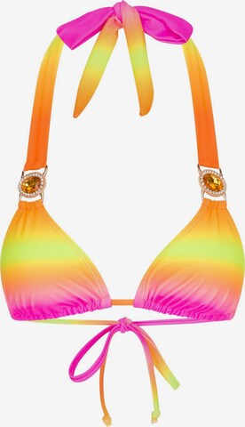 Moda Minx Triangle Bikini top 'Club Tropicana' in Mixed colours: front