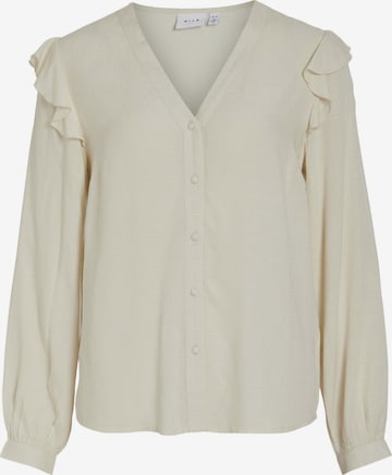 VILA - Blusa en beige: frente