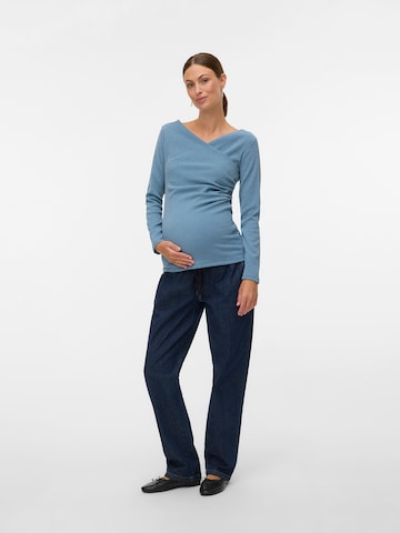 MAMALICIOUS Shirt in Blue