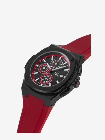 Montre à affichage analogique 'Coussin Shape Racing' Gc en rouge