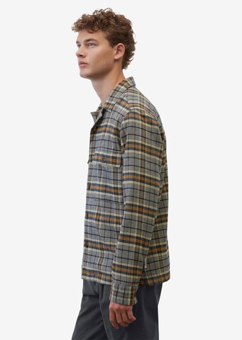 Marc O'Polo Comfort fit Button Up Shirt in Brown