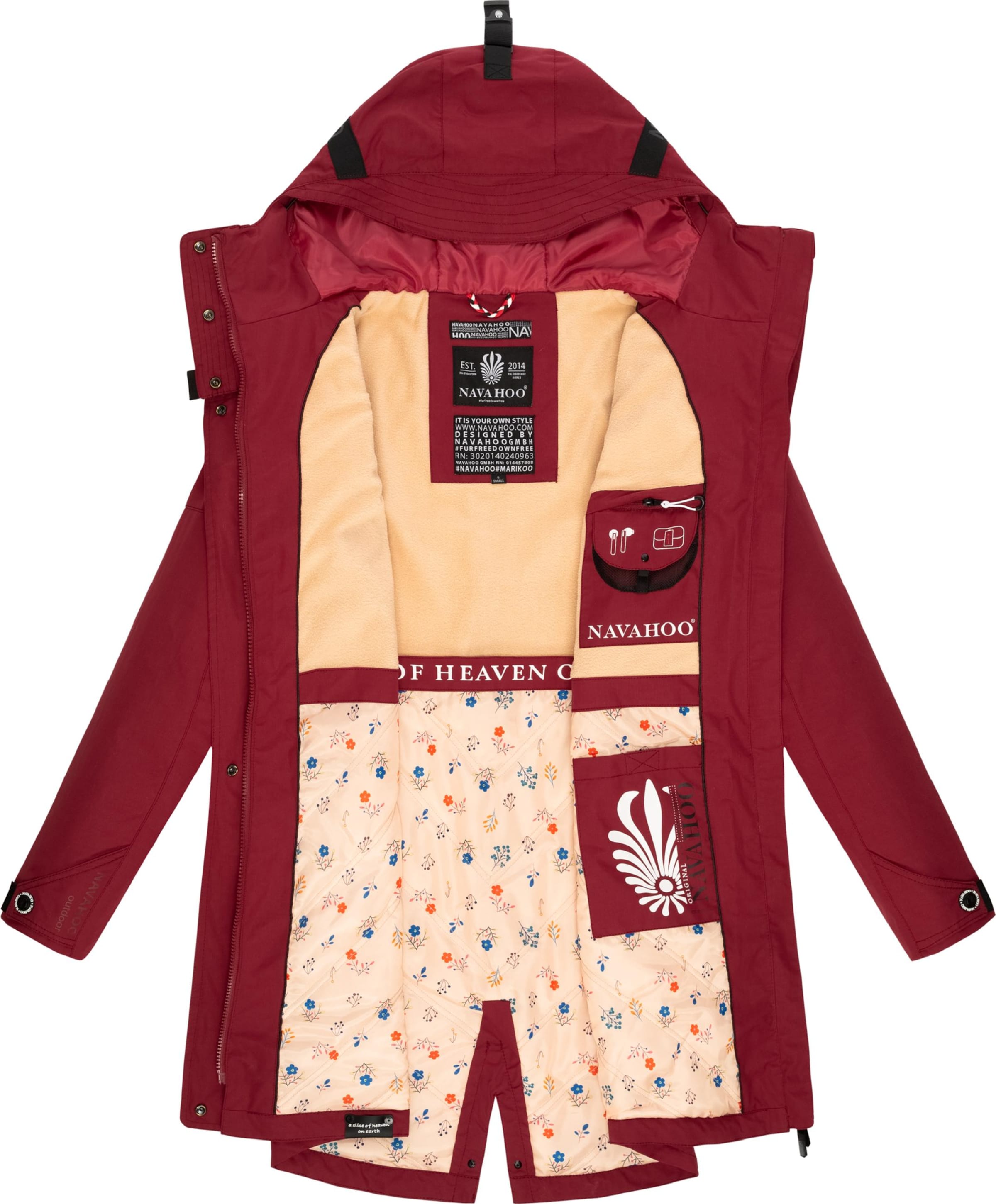 sarkans NAVAHOO Funkcionāla jaka 'Pfefferschote'