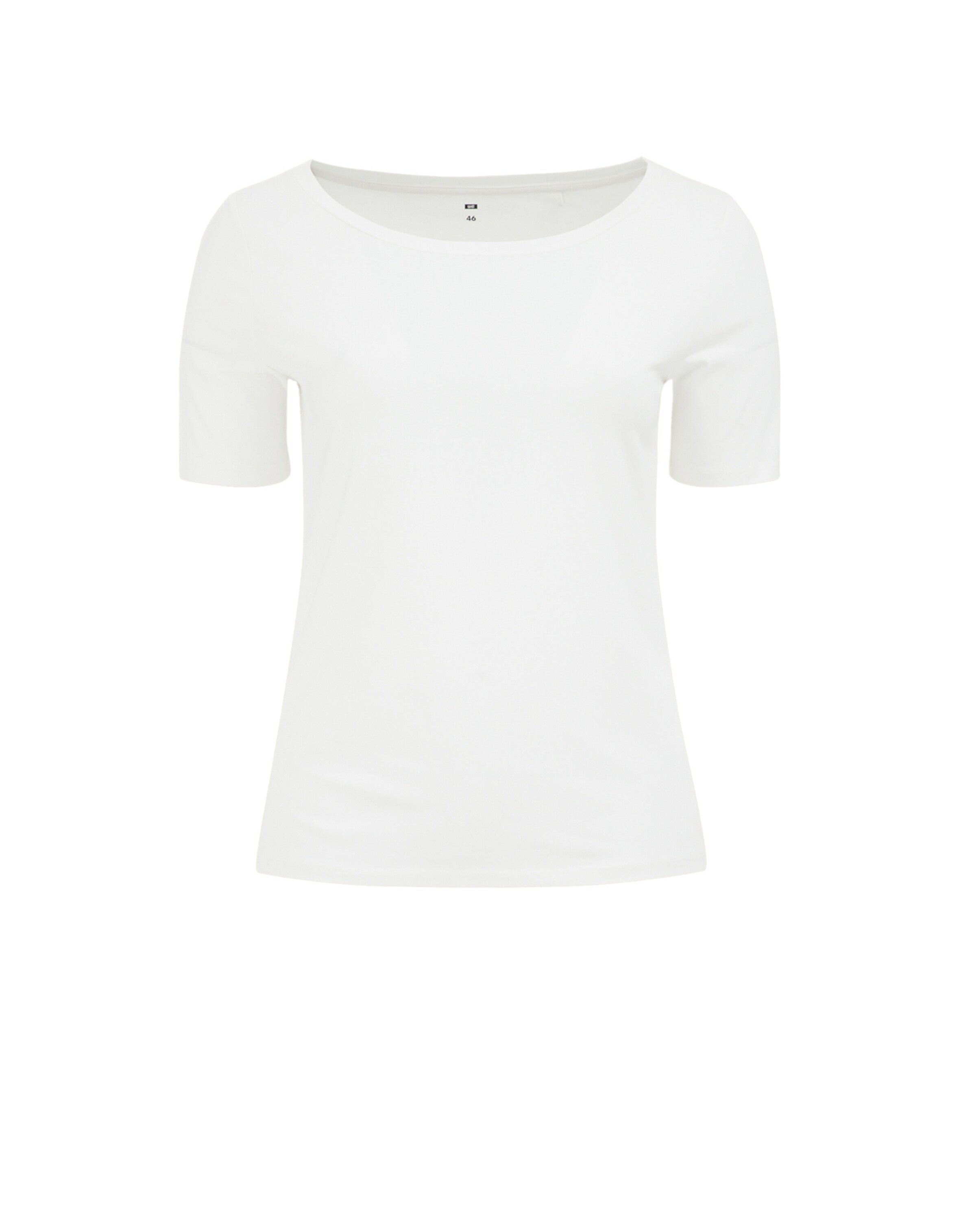 balts WE Fashion T-Krekls: no priekšpuses