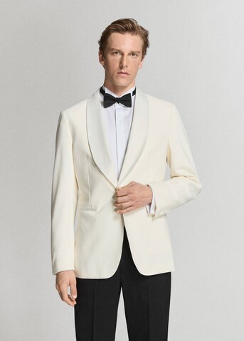 MANGO MAN Slim Fit Sakko 'Cannes' in Weiß: Vorderseite