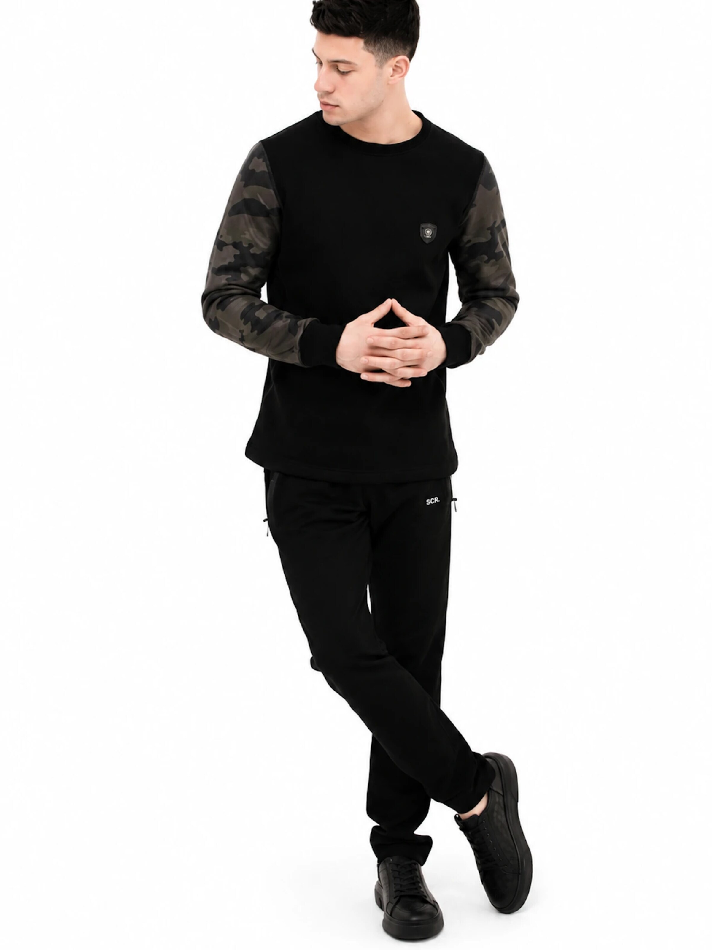 Sweat de sport 'ZADIQ' SCR. en noir
