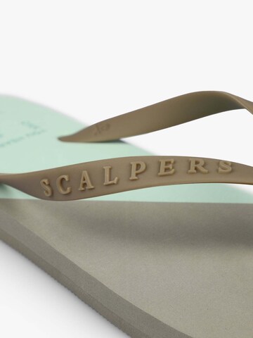 Scalpers T-bar sandals in Green