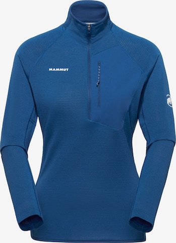 MAMMUT Athletic Sweater 'AENERGY LIGHT HALF ZIP' in Blue: front