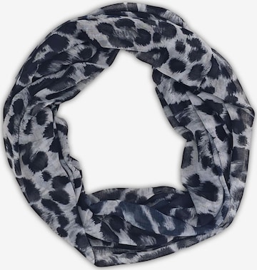 styleBREAKER Schlauchschal 'Loop Schal mit Leoparden Muster' in Grau: Vorderseite