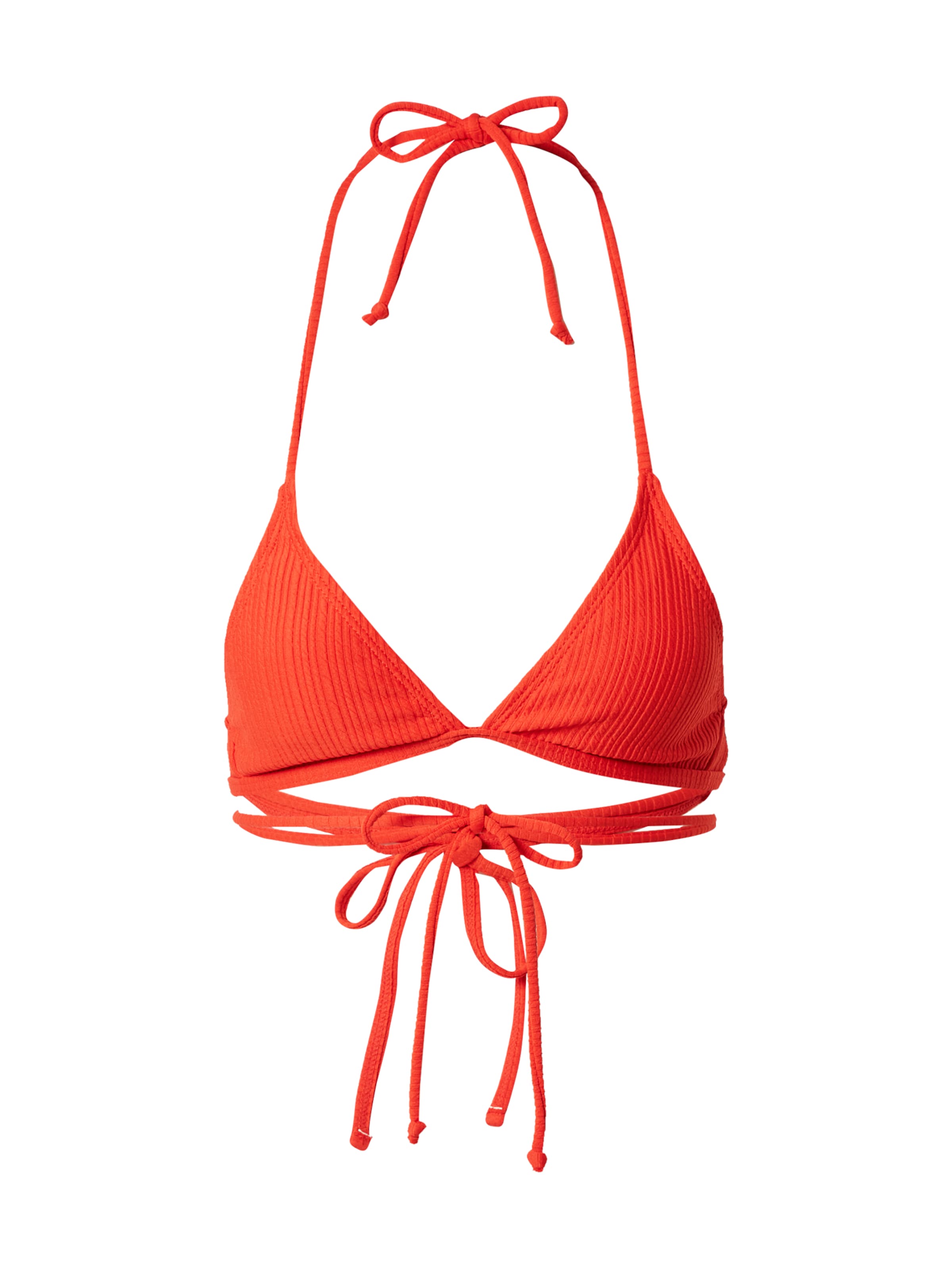 Triangolo Top per bikini di Warehouse in arancione: frontale