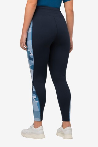 Ulla Popken Skinny Workout Pants in Blue