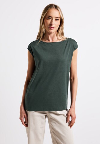 STREET ONE Shirt in Grün: Vorderseite