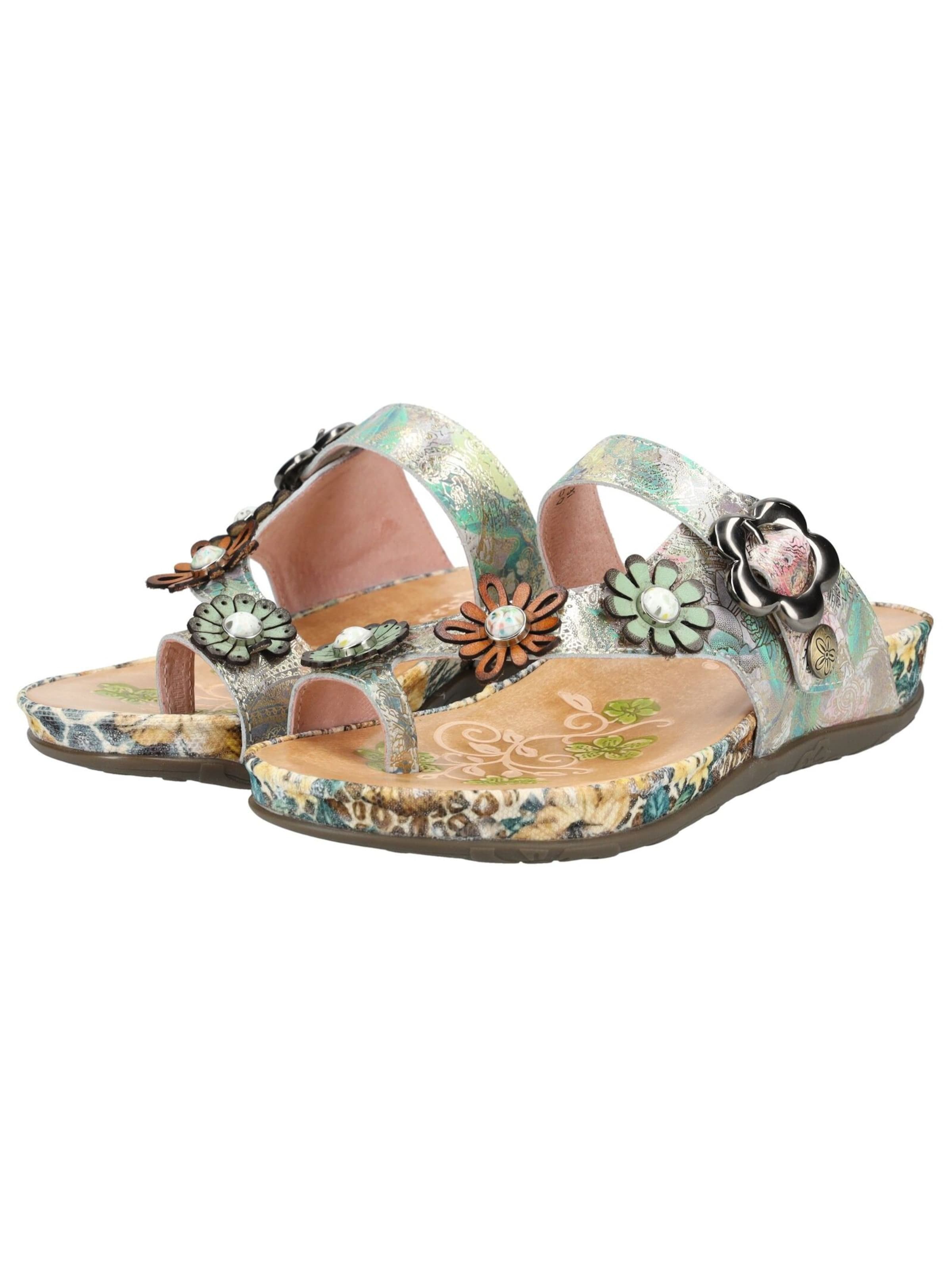 Tongs Laura Vita en beige