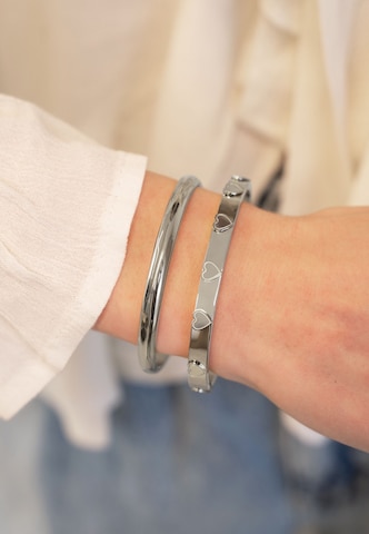 Bracelet My Jewellery en gris : devant