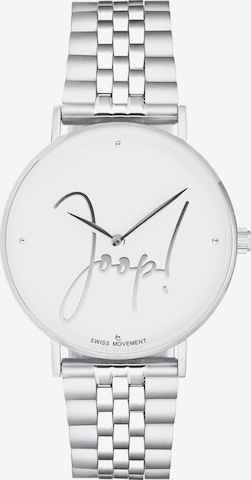 JOOP! Analog Watch in Silver: front