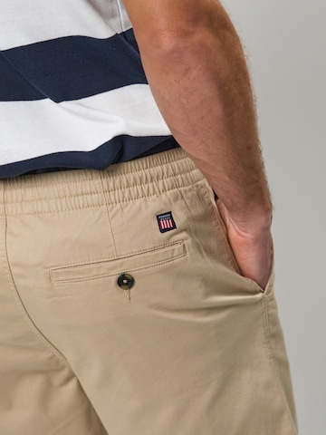 VINSON Normální Kalhoty ' VMSigurd ' – béžová