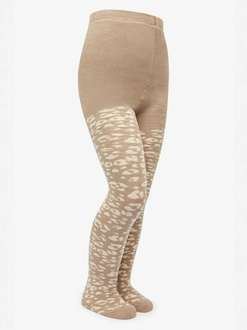 Penti Hlačne nogavice 'PENTI Mädchen Pretty Leopard Towel Acid Strumpfhose' | bež barva