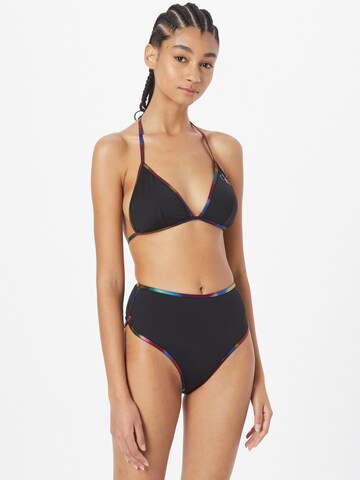 Calvin Klein Swimwear Triangle Bikini Top 'Pride' in Black