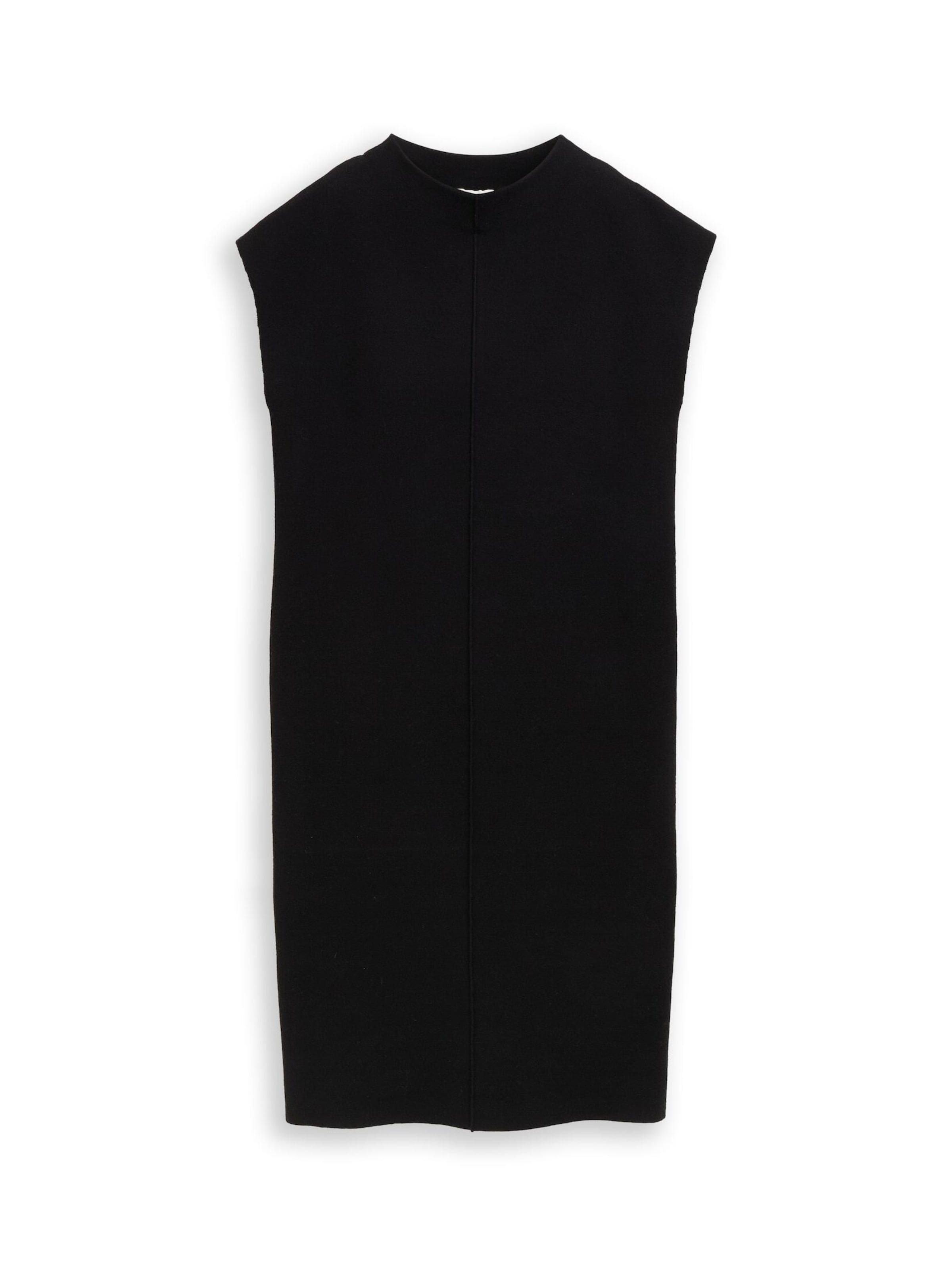 TOM TAILOR Jurk in Zwart: voorkant