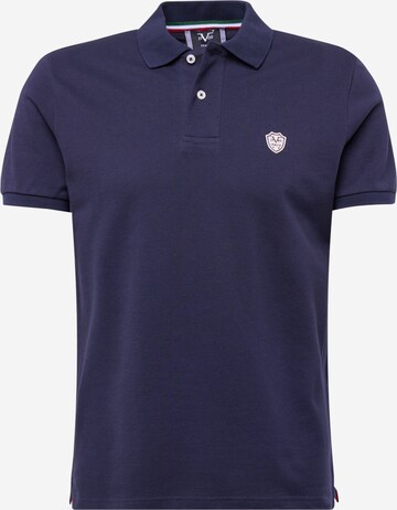 19V69 ITALIA Poloshirt 'Felt' in Blau: predná strana