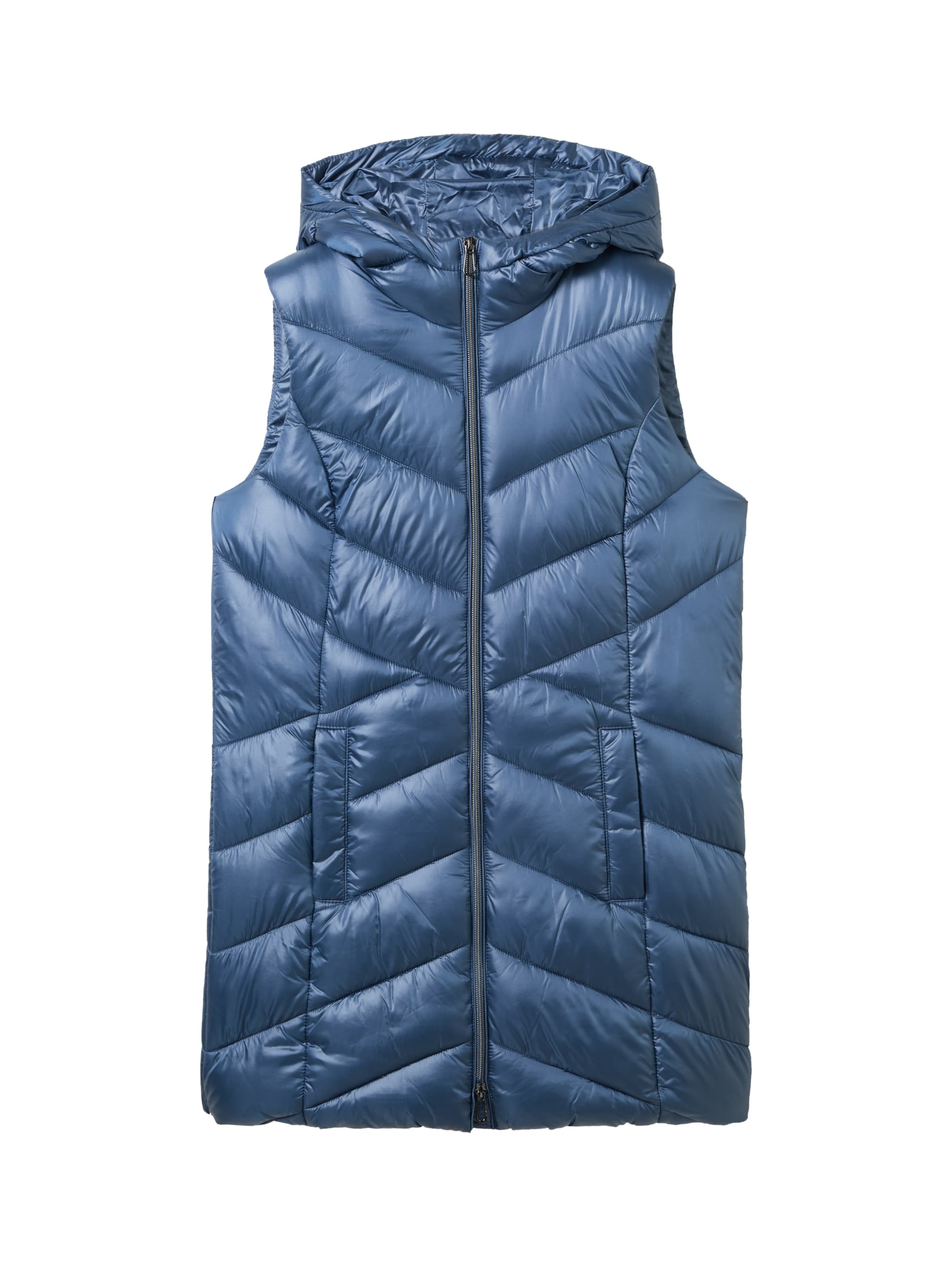 Gilet TOM TAILOR en bleu : devant