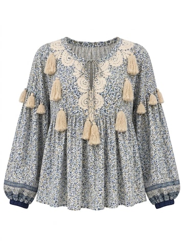 Miss June Blouse 'Divinna' in Blue