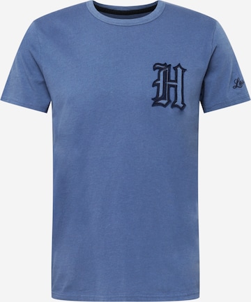 HOLLISTER - Camiseta en azul: frente