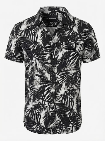 KOROSHI Slim fit Koszula w kolorze biały