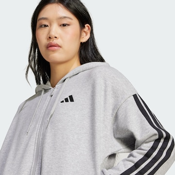 ADIDAS SPORTSWEAR Sportsweatjacke 'Essentials' in Grau