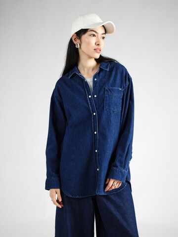 LTB Blouse 'NILSA' in Blauw: voorkant