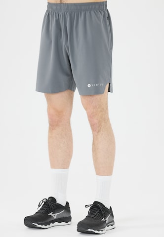 Virtus Regular Shorts 'Spier' in Grau: Vorderseite
