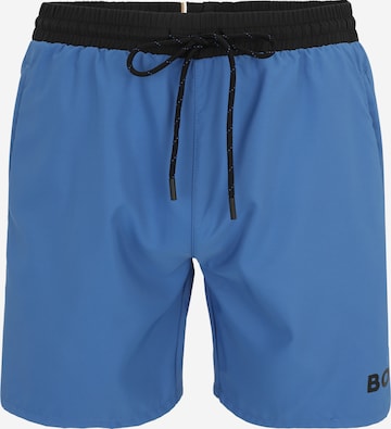 BOSS Szorty kąpielowe 'Starfish' w kolorze niebieski: przód