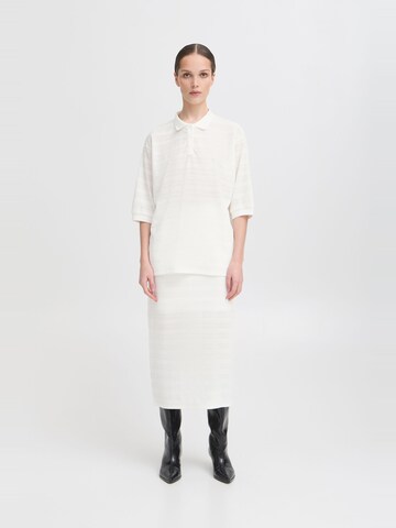 ICHI Shirt ' IXKNITTY ' in White