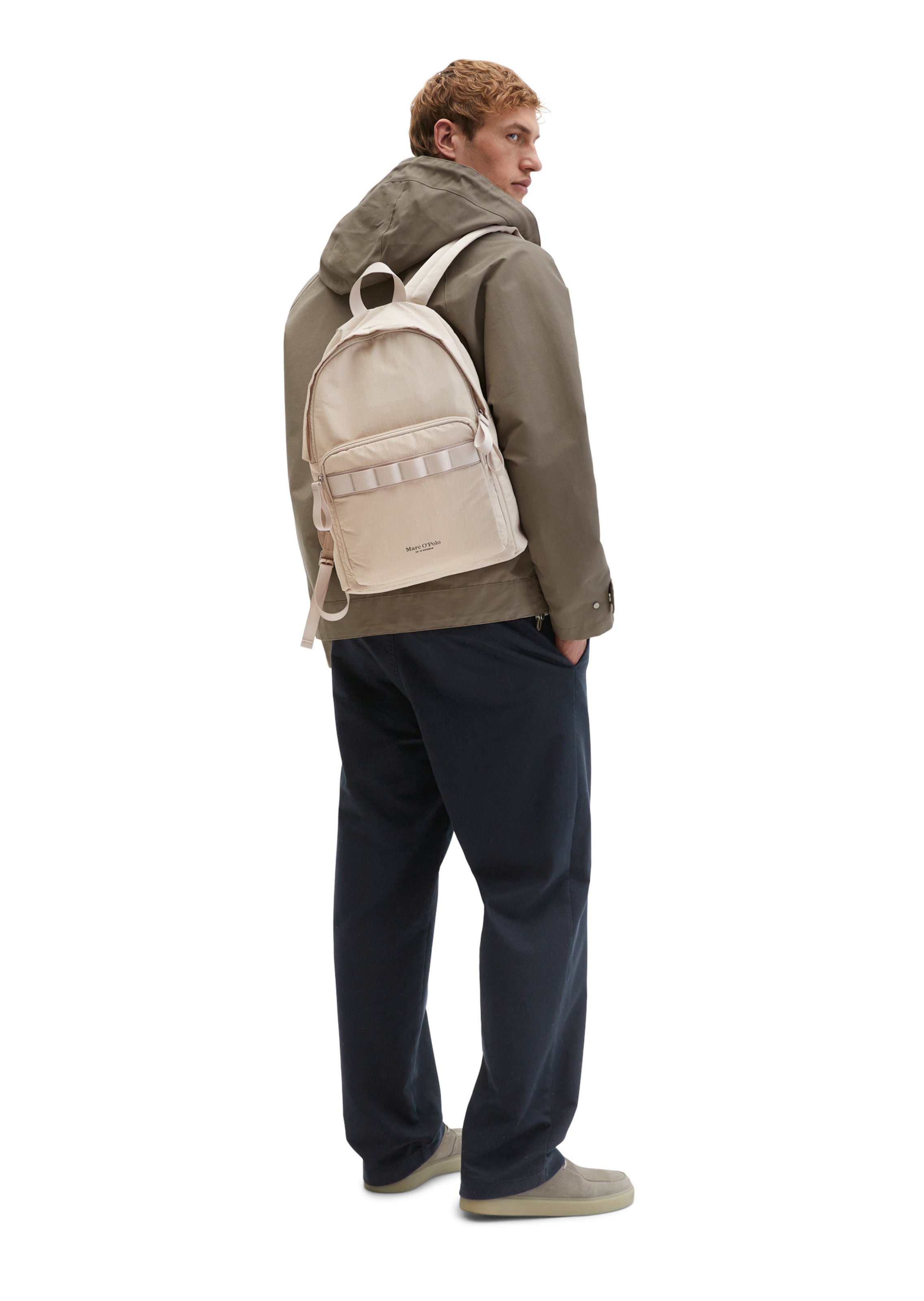 Marc O'Polo Accessories Rugzak in Grijs: voorkant