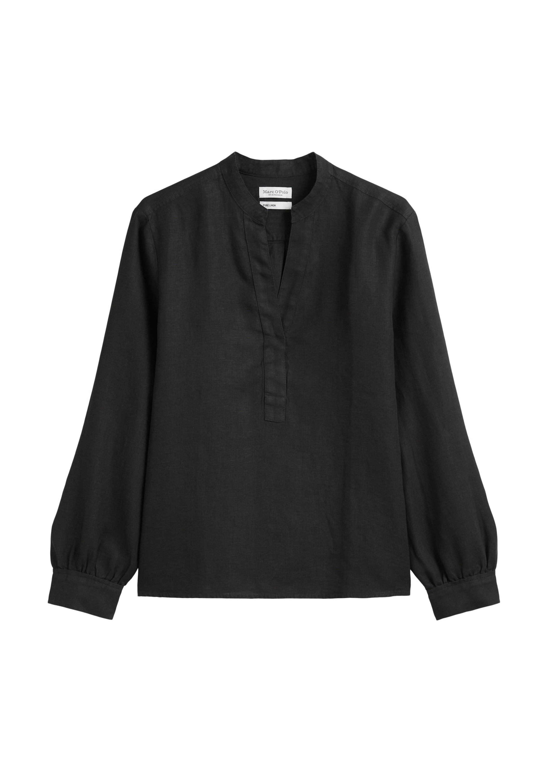 Marc O'Polo Bluse in Schwarz: Vorderseite