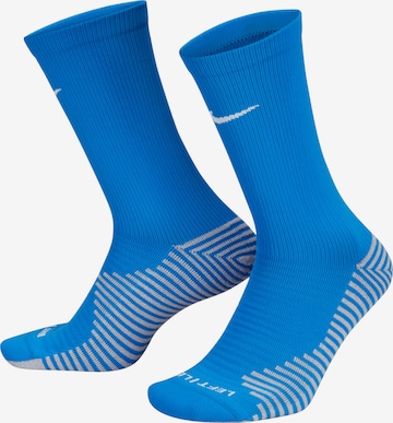 NIKE Athletic Socks 'Strike' in Blue: front
