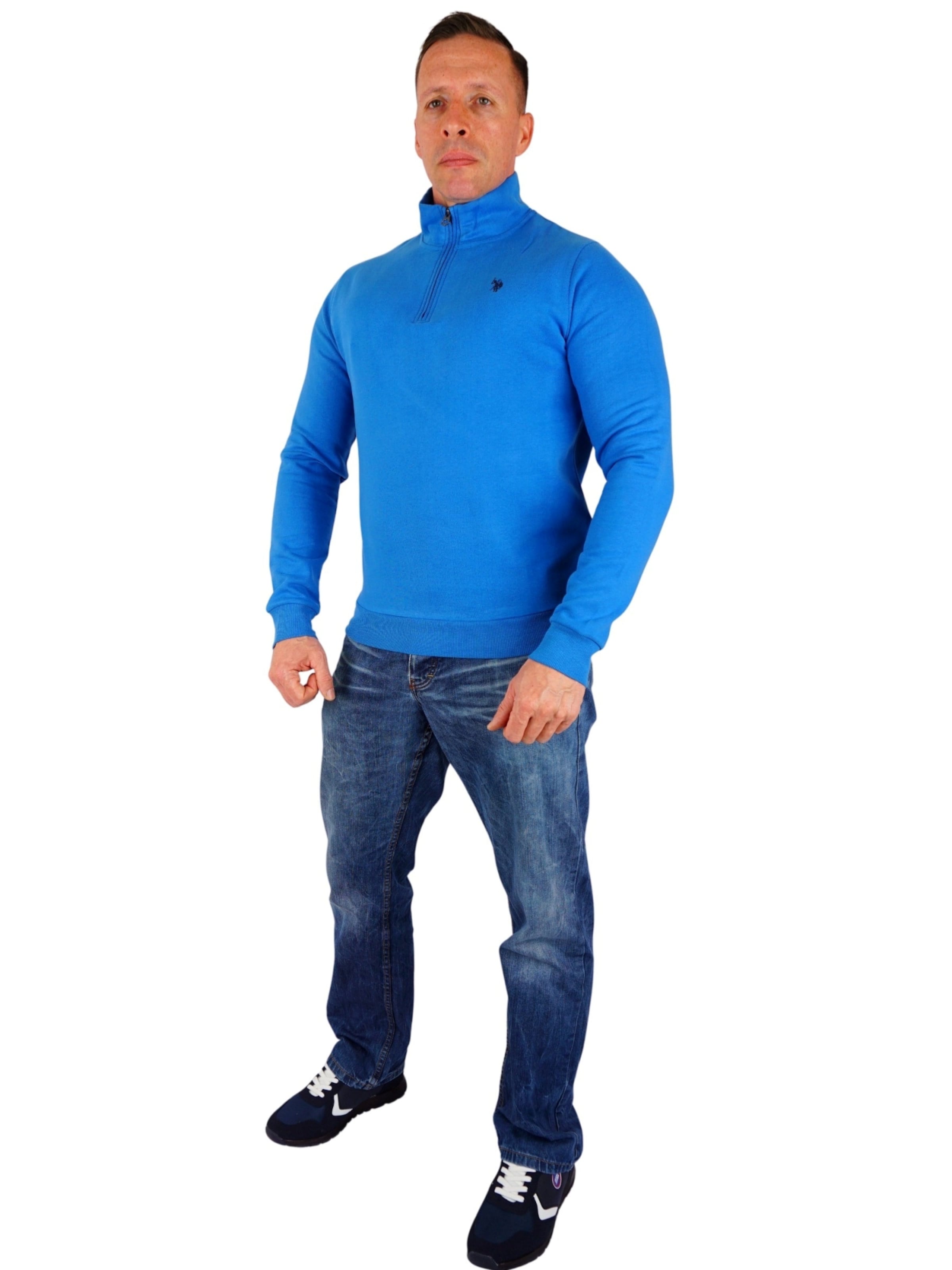 Felpa di U.S. POLO ASSN. in blu