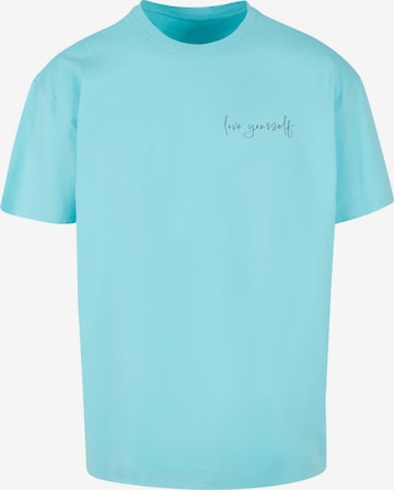 Merchcode Shirt ' Love Yourself' in Blau: predná strana