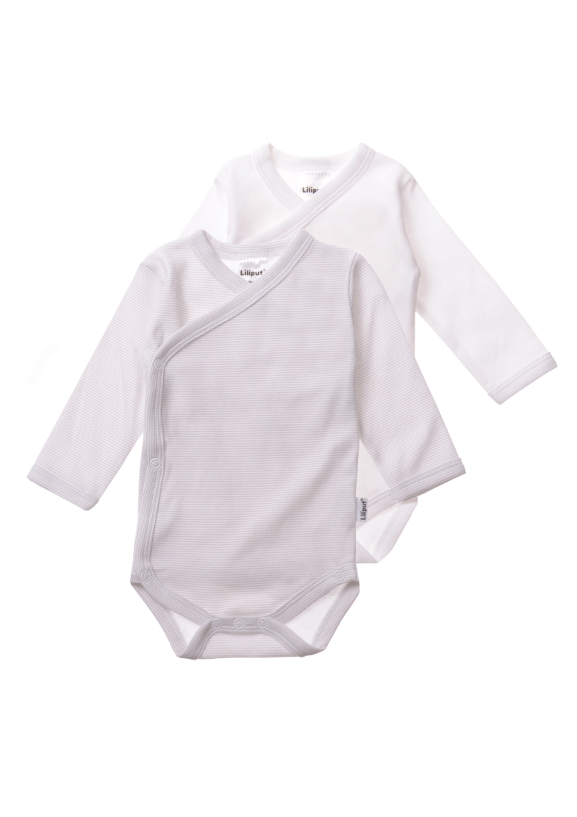 LILIPUT Wickelbody in Grau: Vorderseite