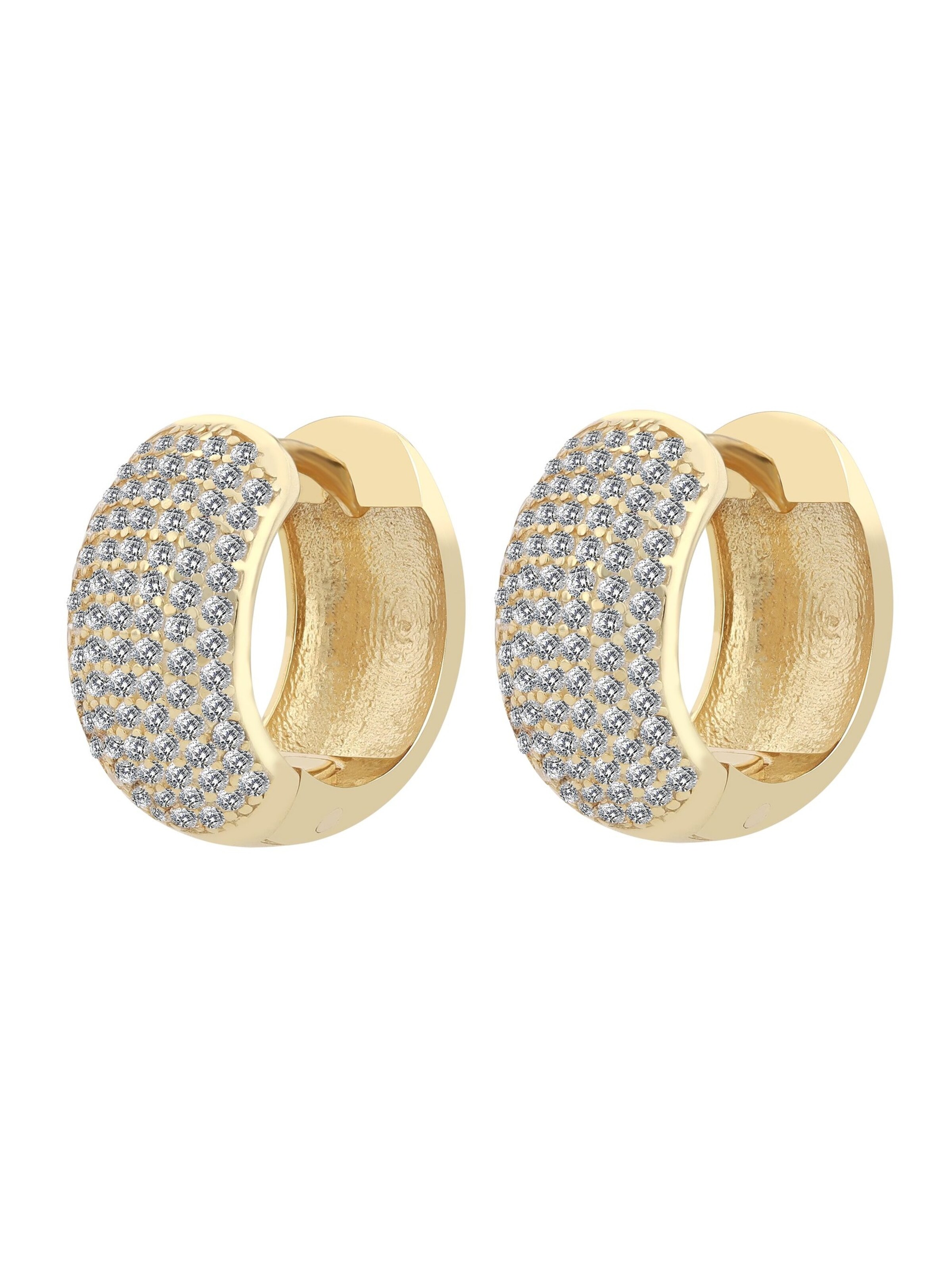 Akzent Ohrringe 'Lavanda, 925 Sterlingsilber, langlebig'‌‌‌‌‌ in Gold