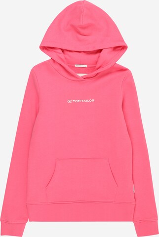 TOM TAILOR Sweatshirt in Roze: voorkant