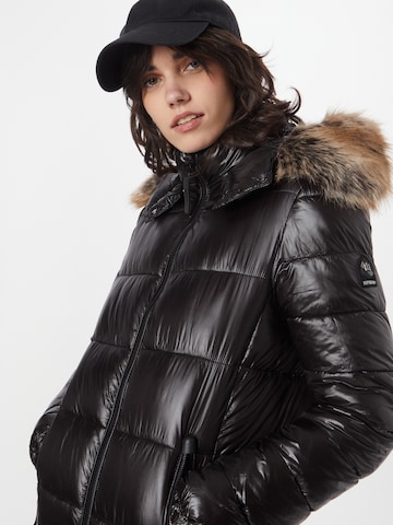 Superdry Wintermantel in Zwart