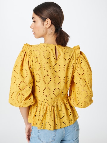 Camicia da donna di Warehouse in giallo