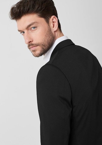 s.Oliver BLACK LABEL Slim fit Business-colbert in Zwart